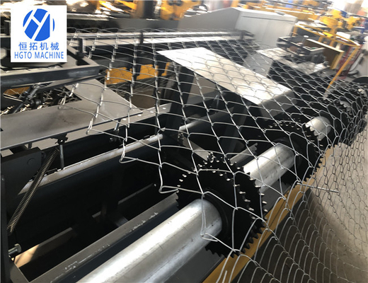 Gegalvaniseerd Automatisch Diamond Mesh Machine, Vuurvaste Multiscene-Kettingsomheining Machine