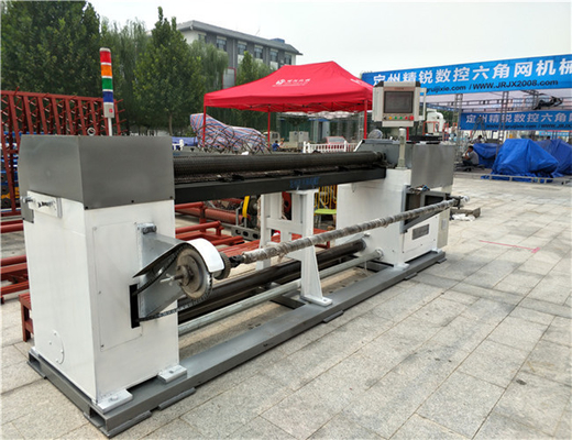 Kettingsverbinding die volledig schermen Automatisch PLC van de Draadmesh machine van 1inch Hexagonale