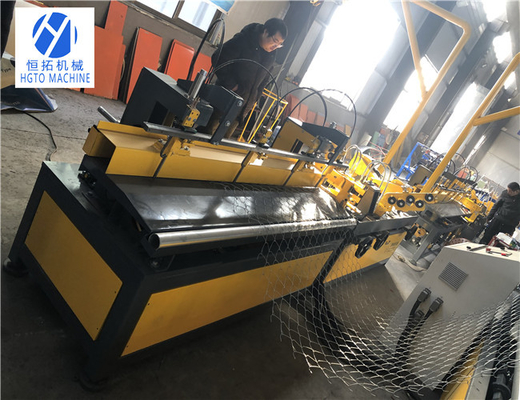 Diamond Mesh Making Chain Link Fence-Machine voor Weg Schokbestendige 220v