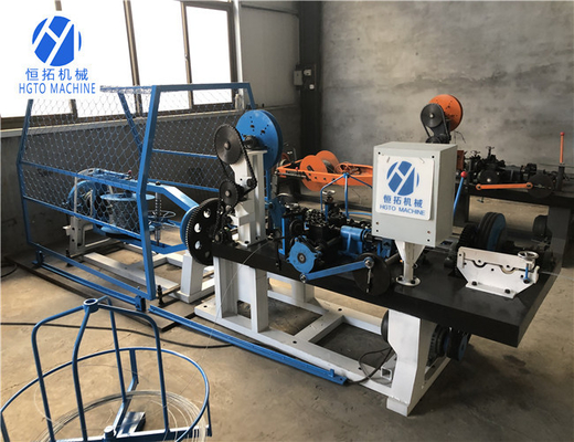 3KW anticorrosief Draadnet die Machine, Multifunctioneel Barb Wire Fencing Equipment maken