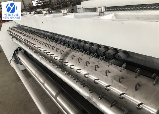 3 fase Uitgebreide Gabion-Draad Mesh Machine Horizontal Slope Protection