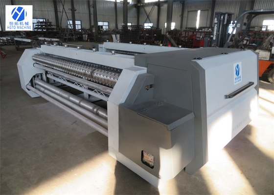 2.0mm Plc Zonder knopen Visnet Productiemachine Uv Bestand Mesh Width 370cm