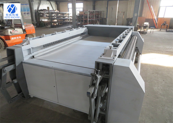 2.0mm Plc Zonder knopen Visnet Productiemachine Uv Bestand Mesh Width 370cm