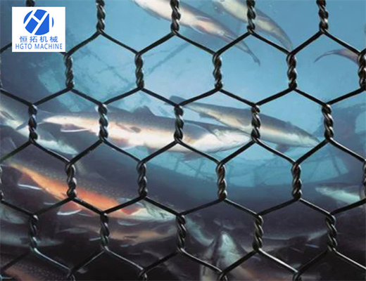 Multifunctionele Vissen Hexagonale Draad Mesh Polyester