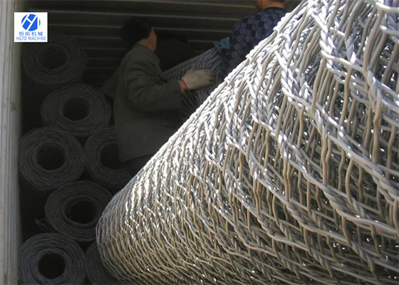 100mm Multiscene Hexagonale Draad Bestand Mesh Netting Stone Basket Corrosion